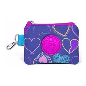 Coral High 21747 Kids Açık Pembe Lavanta Kalp Desenli Bozuk Para Çantası