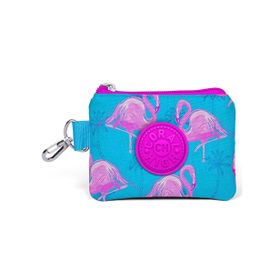 Coral High 21751 Pembe Mavi Kız Çocuk Kids Flamingo Desenli Bozuk Para Çantası