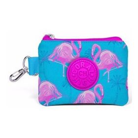 Coral High 21751 Pembe Mavi Kız Çocuk Kids Flamingo Desenli Bozuk Para Çantası