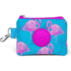 Coral High 21751 Pembe Mavi Kız Çocuk Kids Flamingo Desenli Bozuk Para Çantası