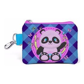 Coral High 21759 Kids Açık Pembe Mor Pandalı Bozuk Para Çantası