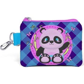 Coral High 21759 Kids Açık Pembe Mor Pandalı Bozuk Para Çantası