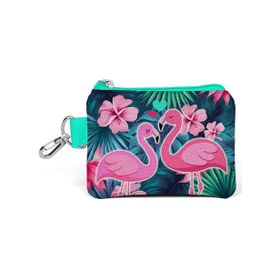 Coral High 21762 Yeşil Kız Çocuk Kids Flamingo Bozuk Para Çantası