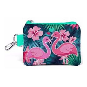 Coral High 21762 Yeşil Kız Çocuk Kids Flamingo Bozuk Para Çantası