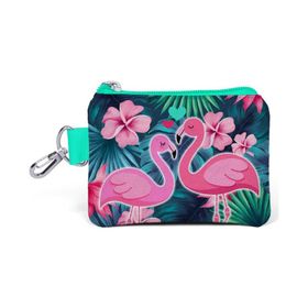 Coral High 21762 Yeşil Kız Çocuk Kids Flamingo Bozuk Para Çantası