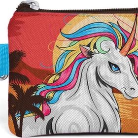 Coral High 21767 Büyük Unicornlu Bozuk Para Çantası