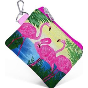 Coral High 21770 Pembe Flamingolu Bozuk Para Çantası