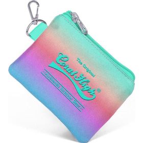 Coral High 21772 Su Yeşili Pembe Degradeli Bozuk Para Çantası