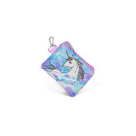 Coral High 21775 Derin Mavi Unicornlu Bozuk Para Çantası