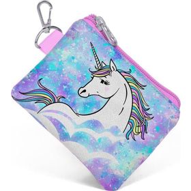 Coral High 21775 Derin Mavi Unicornlu Bozuk Para Çantası