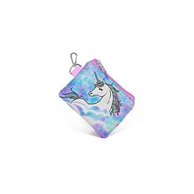 Coral High 21775 Derin Mavi Unicornlu Bozuk Para Çantası