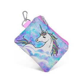 Coral High 21775 Derin Mavi Unicornlu Bozuk Para Çantası
