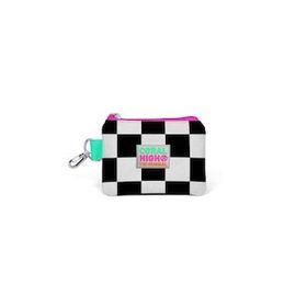 Coral High 21801 Kids Neon Pembe Dama Desenli Bozuk Para Çantası