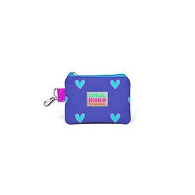 Coral High 21806 Kids Lavanta Kalp Desenli Bozuk Para Çantası