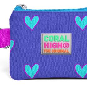 Coral High 21806 Kids Lavanta Kalp Desenli Bozuk Para Çantası