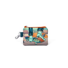 Coral High 21823 Kids Civit Neon Turuncu Kaykay Desenli Bozuk Para Çantası