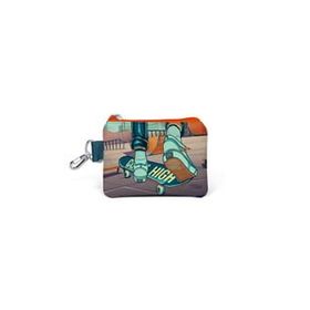 Coral High 21823 Kids Civit Neon Turuncu Kaykay Desenli Bozuk Para Çantası