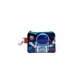 Coral High 21824 Sax Mavi Astronot Desenli Bozuk Para Çantası