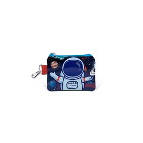 Coral High 21824 Sax Mavi Astronot Desenli Bozuk Para Çantası