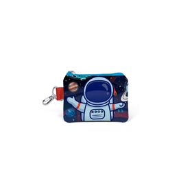 Coral High 21824 Sax Mavi Astronot Desenli Bozuk Para Çantası