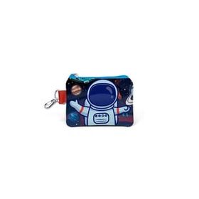 Coral High 21824 Sax Mavi Astronot Desenli Bozuk Para Çantası