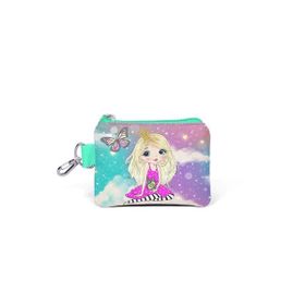 Coral High 21833 Kids Pembe Su Yeşili Unicornlu Kız Desenli Bozuk Para Çantası