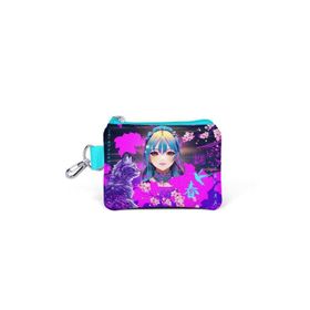 Coral High 21882 Kids Mor Pembe Anime Kedi Desenli Bozuk Para Çantası