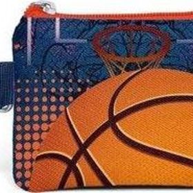 Coral High 21895 Kids Turuncu Lacivert Basketbol Desenli Bozuk Para Çantası