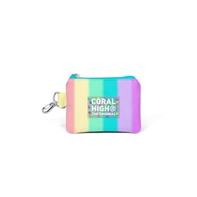 Coral High 21899 Renkli Çizgili Bozuk Para Çantası