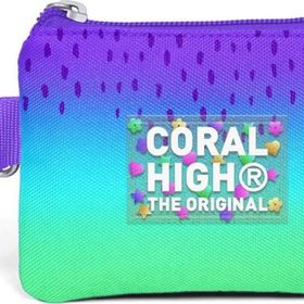 Coral High 21906 Mor Lila Renk Geçişli Bozuk Para Çantası