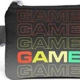 Coral High 21909 Siyah Gri Gamer Desenli Bozuk Para Çantası