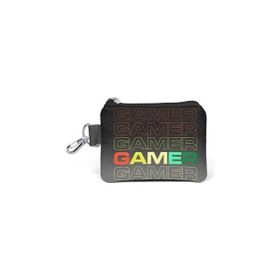 Coral High 21909 Siyah Gri Gamer Desenli Bozuk Para Çantası