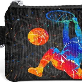 Coral High 21912 Gri Basketbol Desenli Bozuk Para Çantası