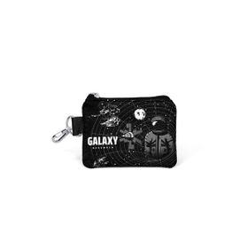 Coral High 21913 Siyah Galaxy Desenli Bozuk Para Çantası
