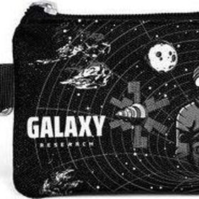 Coral High 21913 Siyah Galaxy Desenli Bozuk Para Çantası