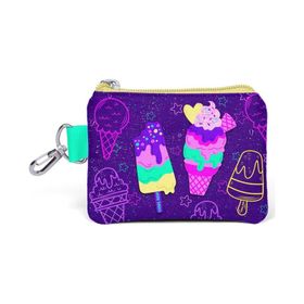 Coral High 21914 Kids Mor Pembe Dondurma Desenli Bozuk Para Çantası
