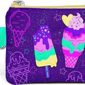 Coral High 21914 Kids Mor Pembe Dondurma Desenli Bozuk Para Çantası