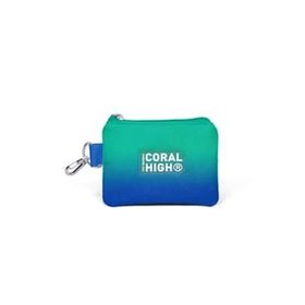 Coral High 21924 Kids Yeşil Saks Renk Geçişli Bozuk Para Çantası