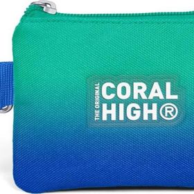 Coral High 21924 Kids Yeşil Saks Renk Geçişli Bozuk Para Çantası