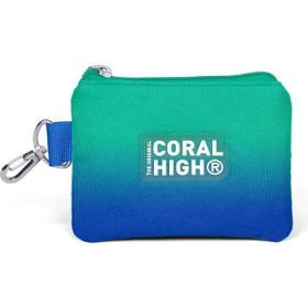 Coral High 21924 Kids Yeşil Saks Renk Geçişli Bozuk Para Çantası