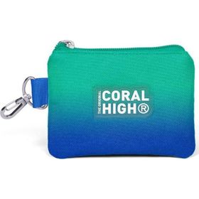 Coral High 21924 Kids Yeşil Saks Renk Geçişli Bozuk Para Çantası