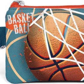 Coral High 21933 Kids Nefti Turuncu Basketbol Desenli Bozuk Para Çantası