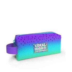 Coral High 22077 Kids Mor Lila Renk Geçişli Tek Bölmeli Kalem Çantası