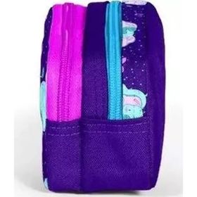 Coral High 22157 Kids Mor Pembe Fil Desenli İki Bölmeli Kalem Çantası