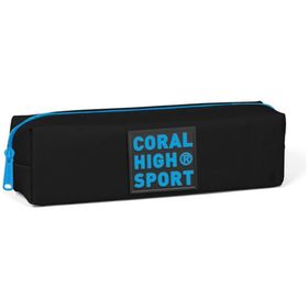Coral High 22342 Sport Siyah Mavi Tek Bölmeli Kalem Çantası Kalemlik