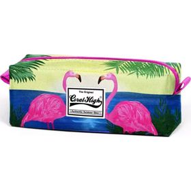 Coral High 22374 Pembe Flamingolu Kalem Çantası