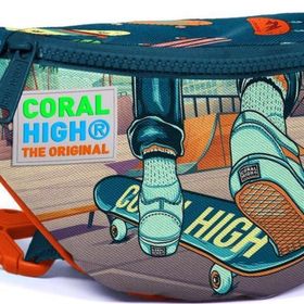 Coral High 22423 Kids Civit Fosforlu Turuncu Bel Çantası