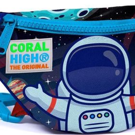 Coral High 22424 Kids Lacivert Robot Desenli Bel Çantası