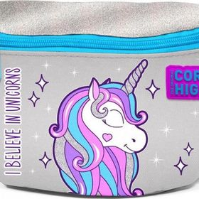 Coral High 22490 Kids Pembe Gümüş Unicorn Desenli Bel Çantası