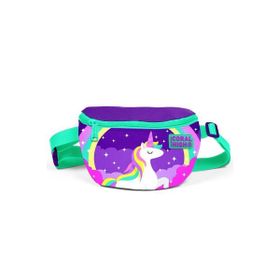 Coral High 22491 Kids Mor Su Yeşili Unicorn Desenli Bel Çantası
